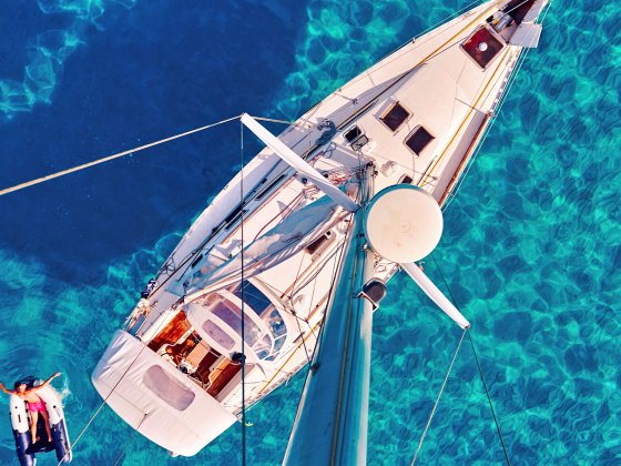 segelyacht kroatien mast